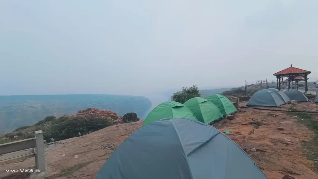 gandikota camping tent view